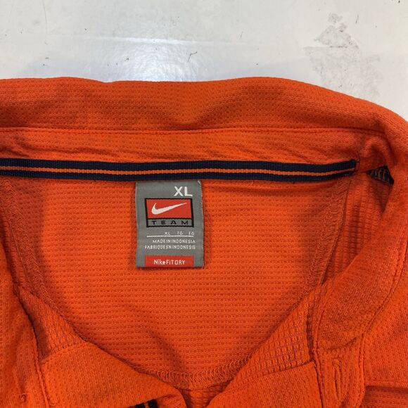 SYRACUSE COLLEGE FOOTBALL SU GOLF POLO SHIRT Mens XL Orange Nike - Picture 4 of 5